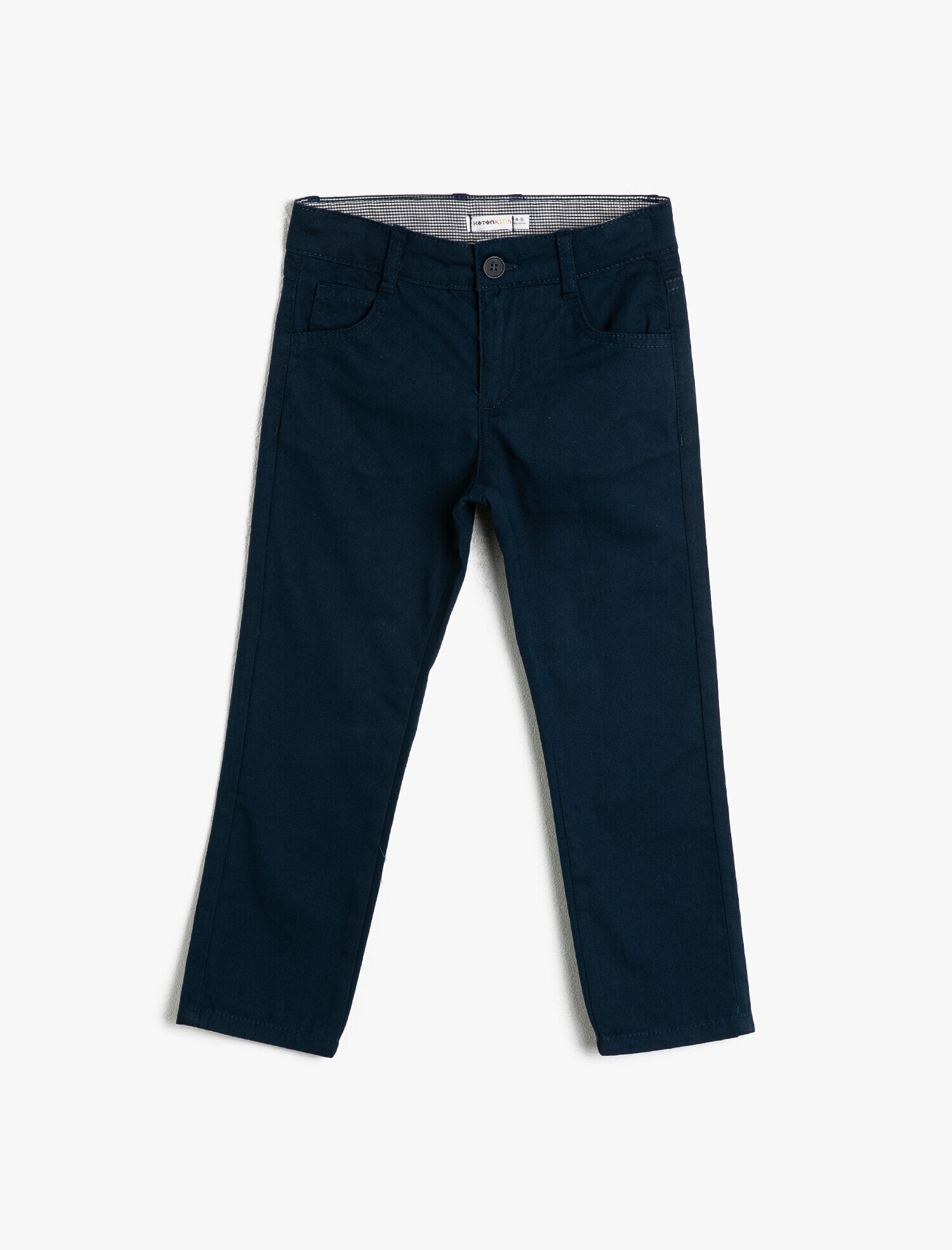  Erkek Çocuk 5 Cep Pamuk Gabardin Basic Pantalon