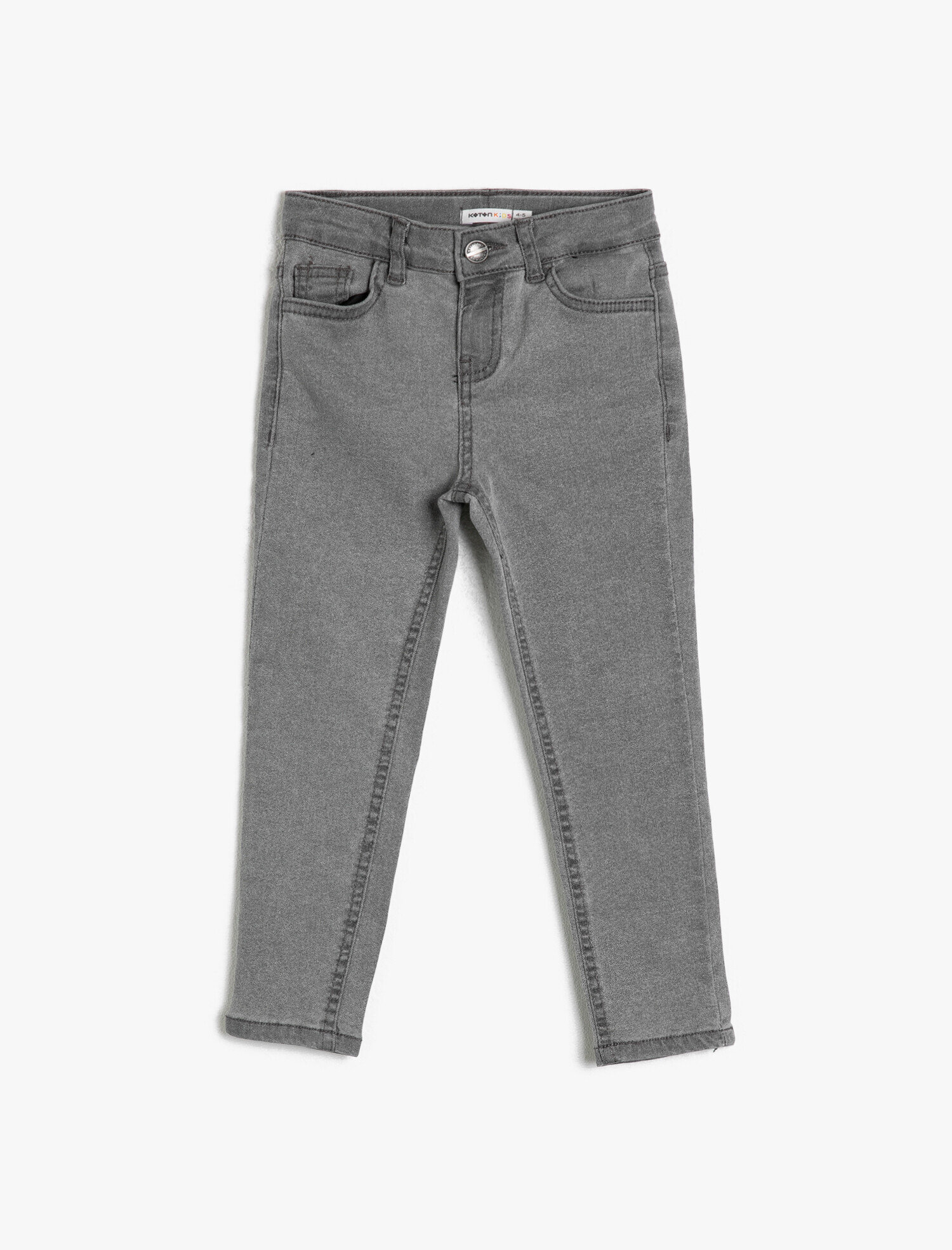  Erkek Çocuk Kot Pantolon Pamuklu Cepli - Regular Jean