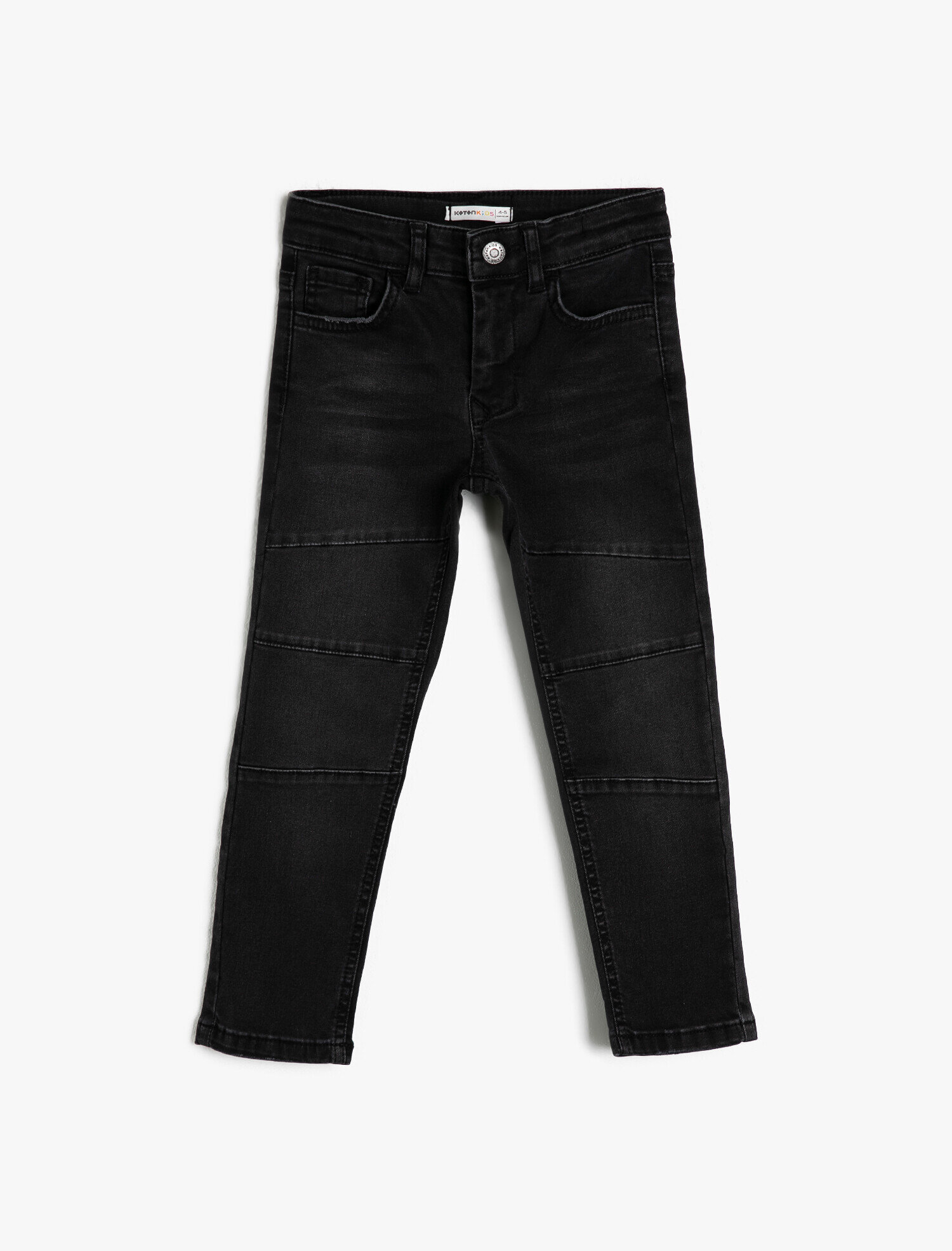  Erkek Çocuk Kot Pantolon Dar Paça Pamuklu Cepli - Slim Jean