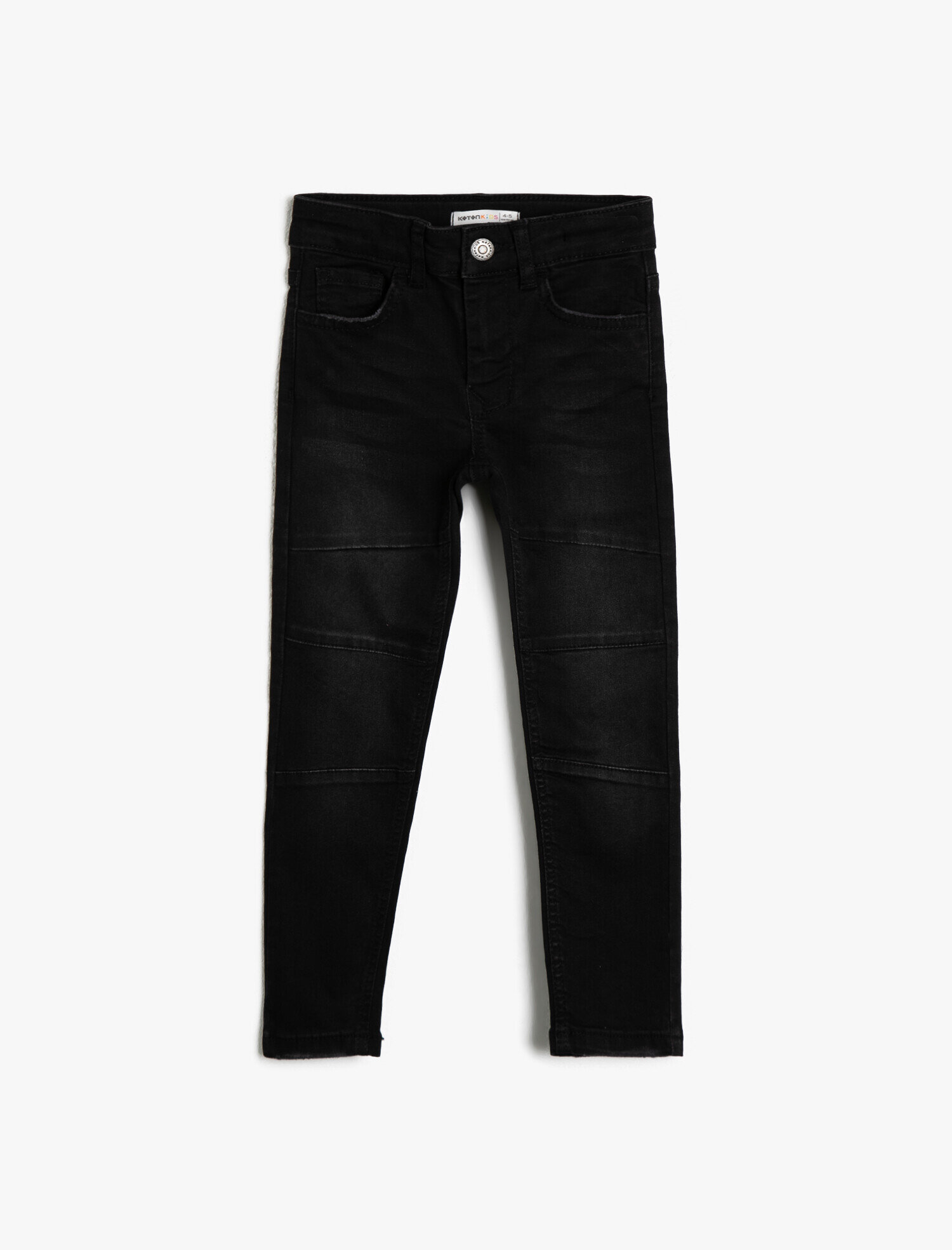  Erkek Çocuk Kot Pantolon Dar Paça Pamuklu Cepli - Slim Jean