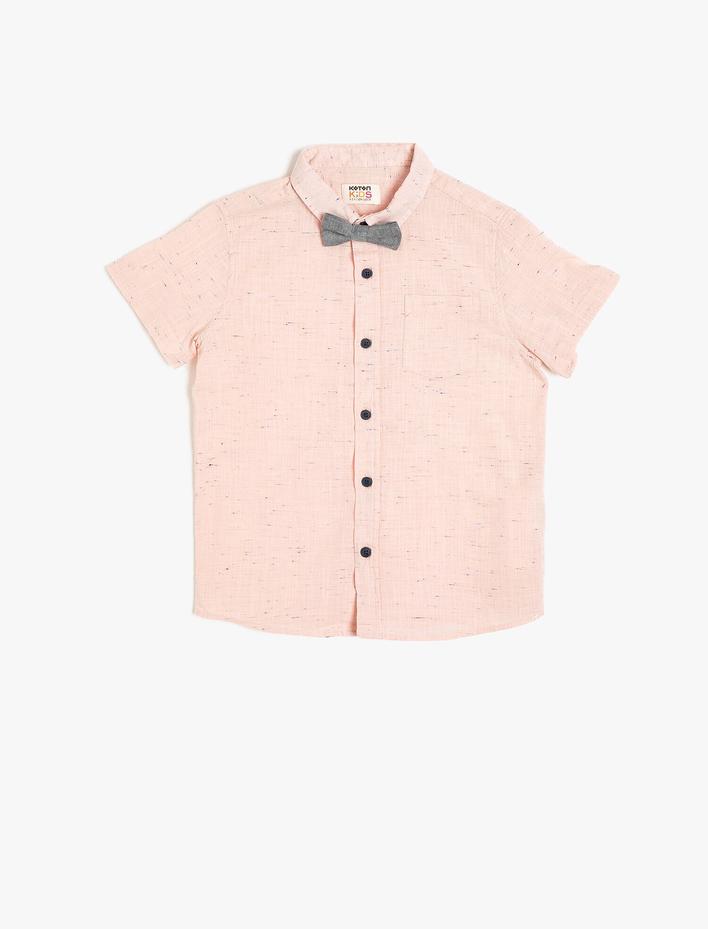 Erkek Çocuk Cep Detaylı Gömlek