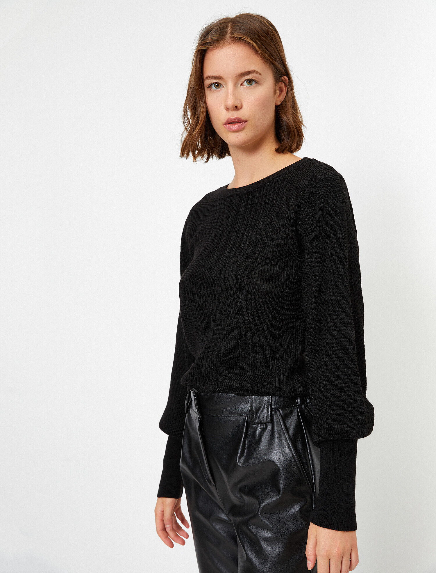   Bisiklet Yaka Uzun Kollu Basic Triko Kazak