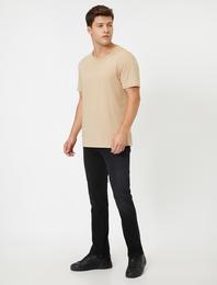Straight Fit Boru Paça Kot Pantolon - Mark Jean
