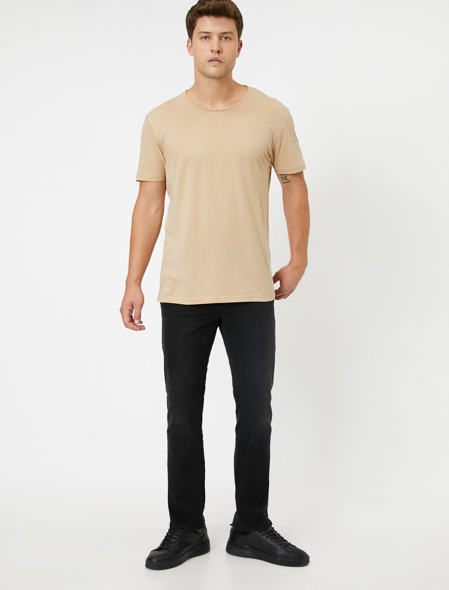   Straight Fit Boru Paça Kot Pantolon - Mark Jean