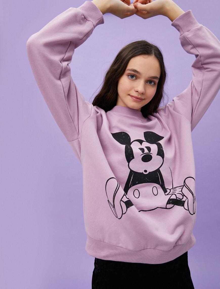   Pamuklu Disney Lisanslı Sweatshirt
