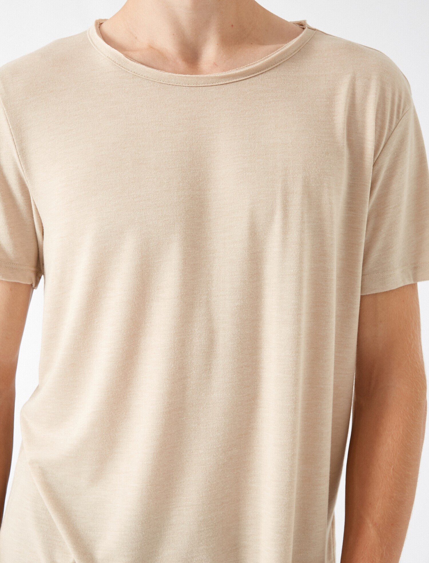   Bisiklet Yaka Kısa Kollu Tişört