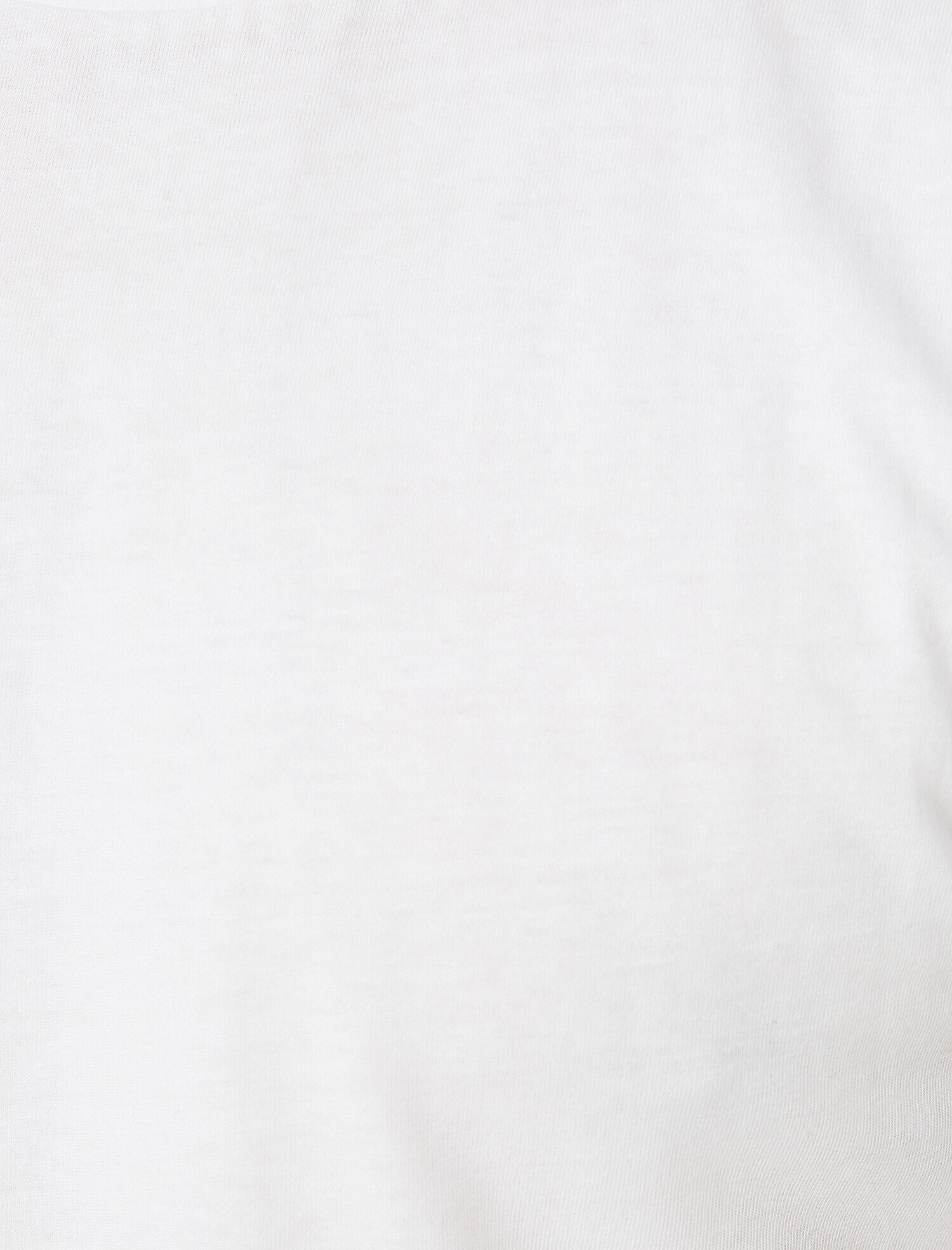   Pamuklu Bisiklet Yaka Kısa Kollu Tişört