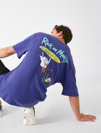 Pamuklu Rick and Morty Lisanslı Kısa Kollu Tişört