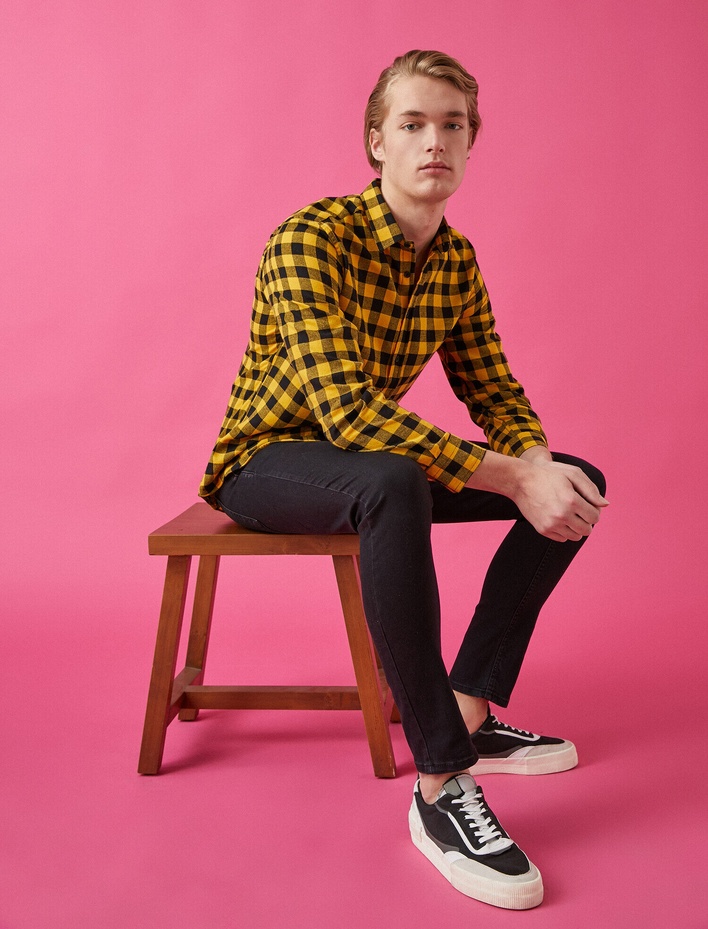  Skinny Fit Kot Pantolon - Michael Jean