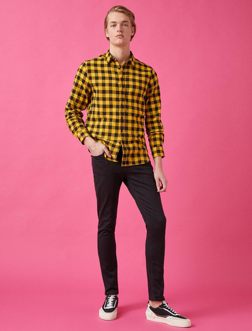   Skinny Fit Kot Pantolon - Michael Jean