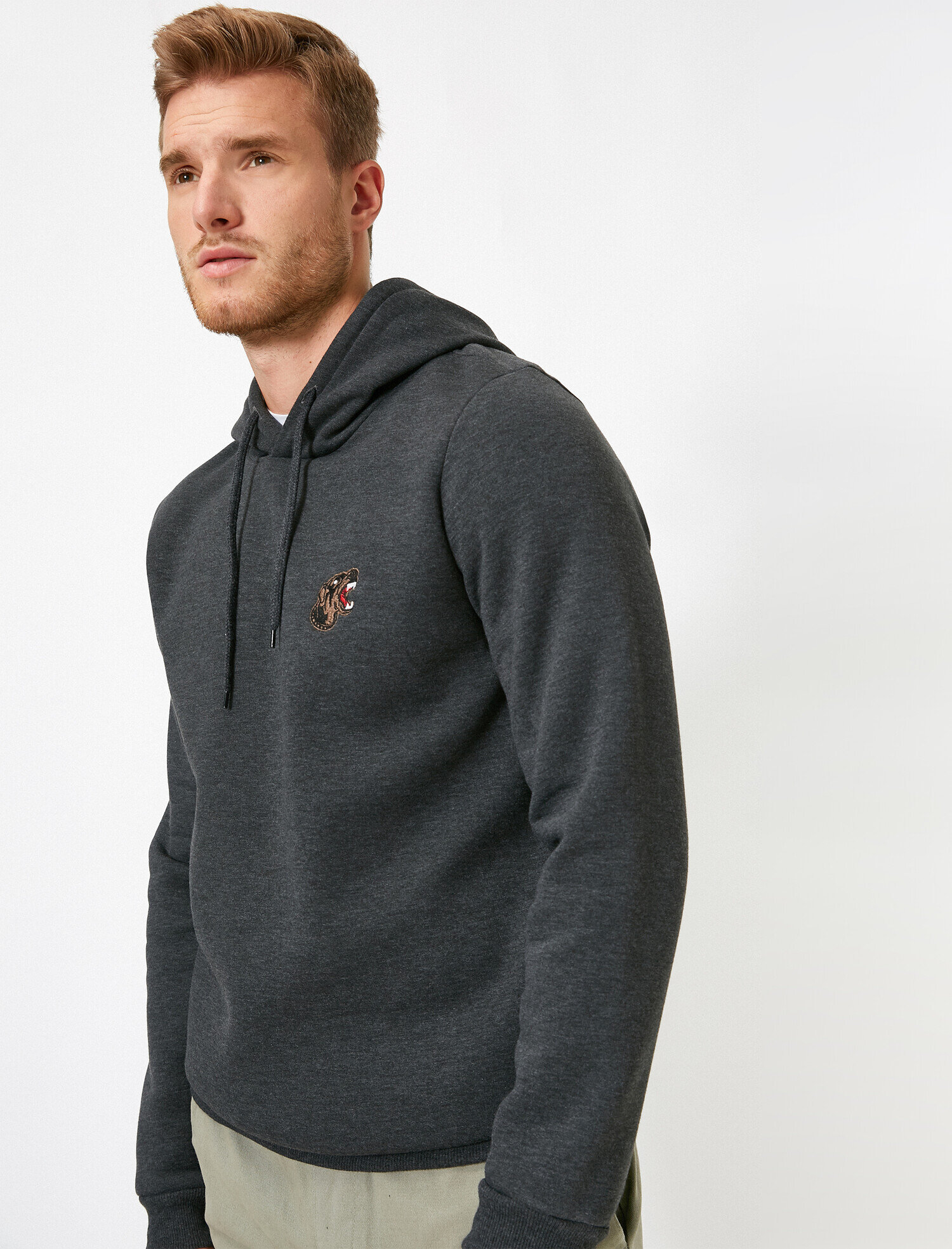   Kapüşonlu Uzun Kollu Sweatshirt