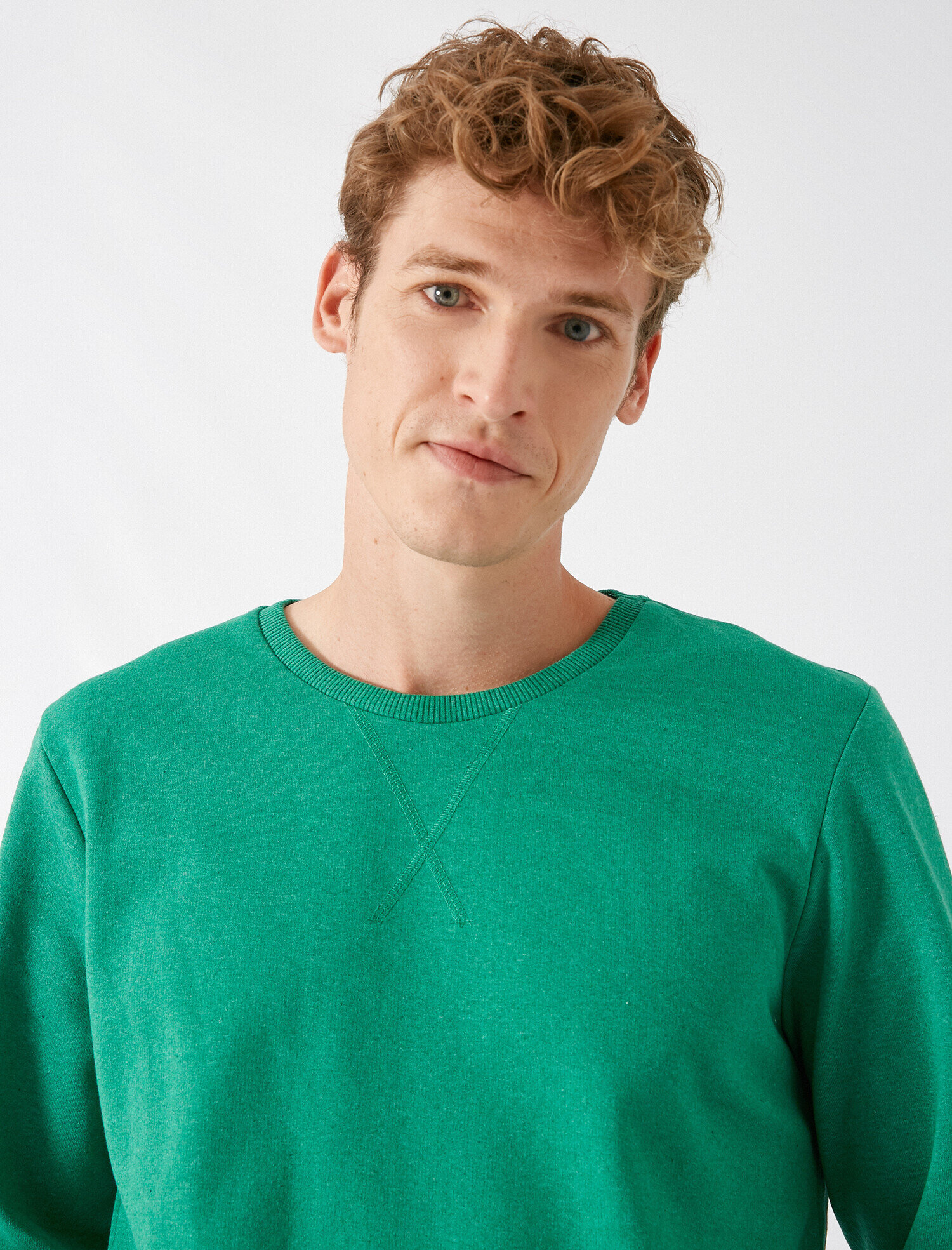 Uzun Kollu Bisiklet Yaka Sweatshirt