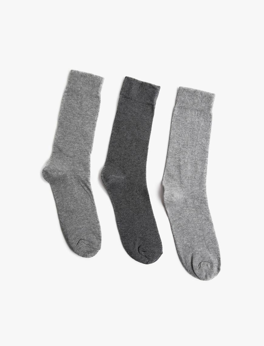  Erkek Çoklu Basic Çorap Seti