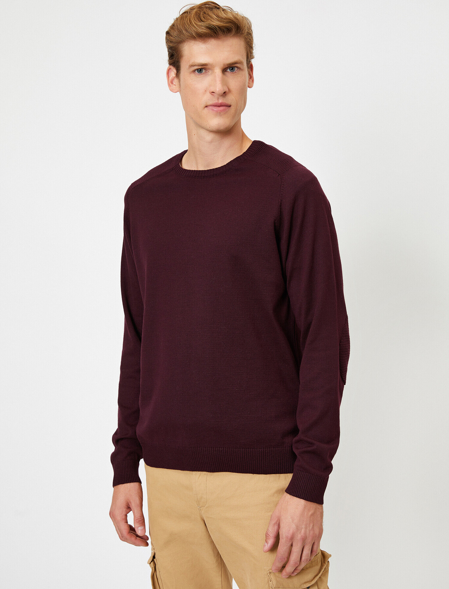   Bisiklet Yaka Uzun Kollu Triko Kazak