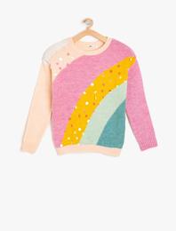 Çizgili Triko Kazak