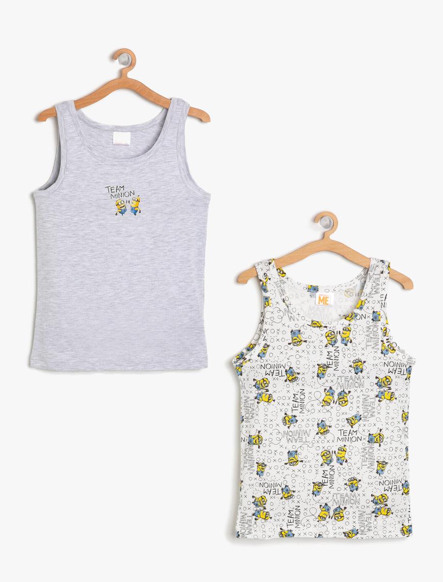  Erkek Çocuk Minions Lisanslı 2’li Atlet