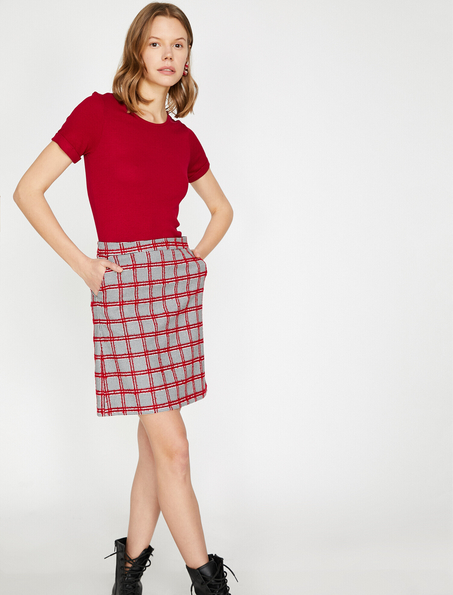   Bisiklet Yaka Tişört