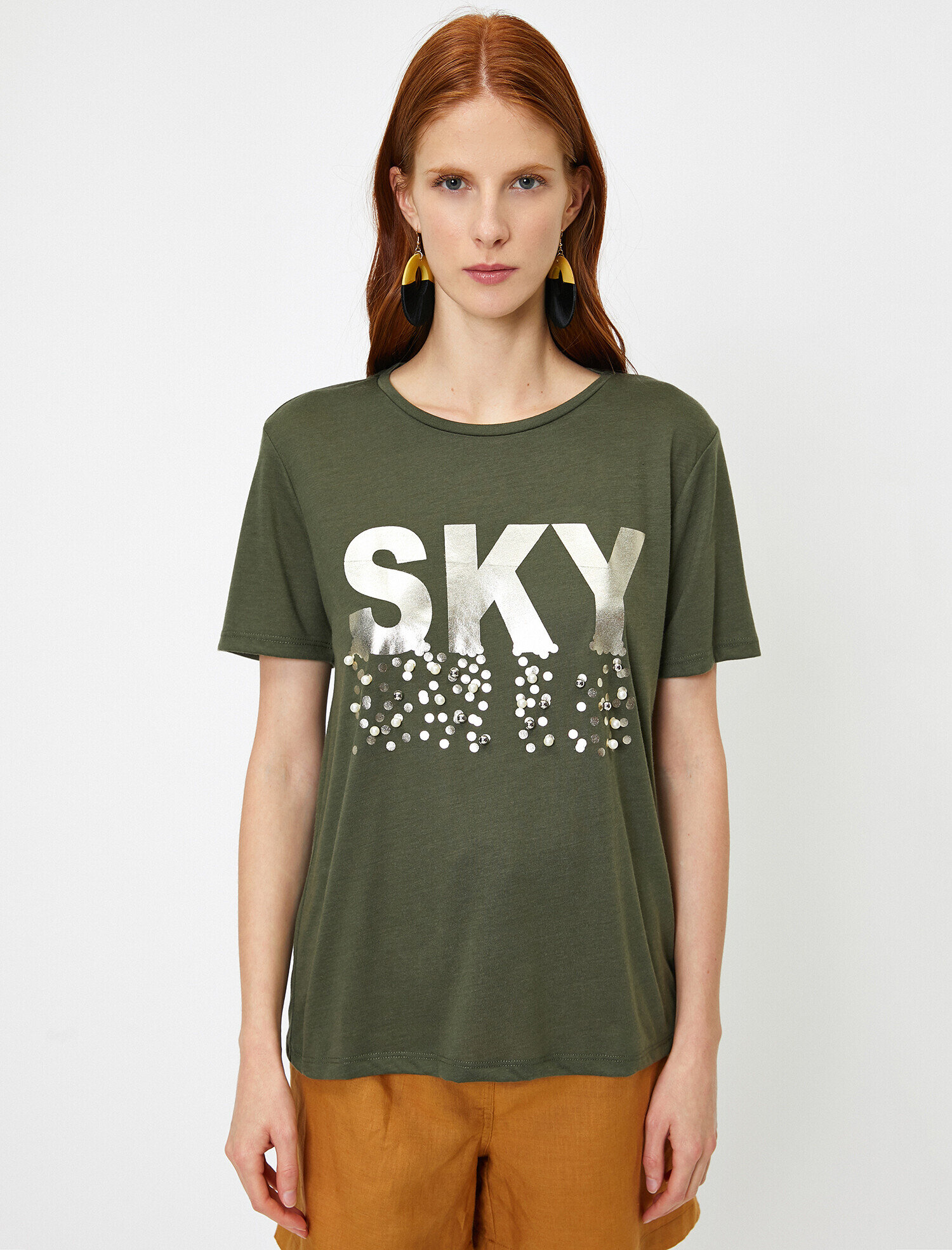   Yazılı Baskılı Tişört