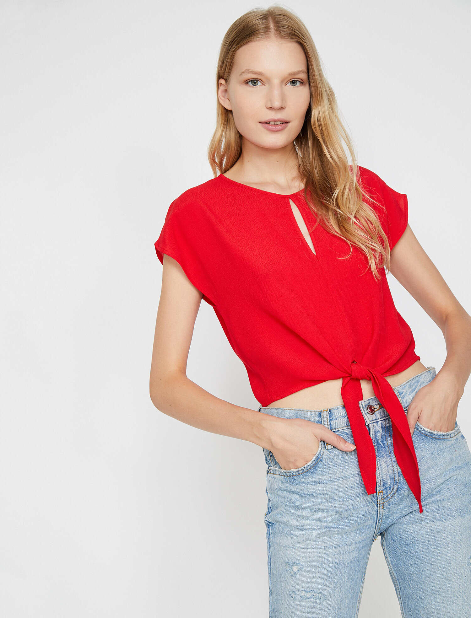   Beli Bağlamalı Bluz