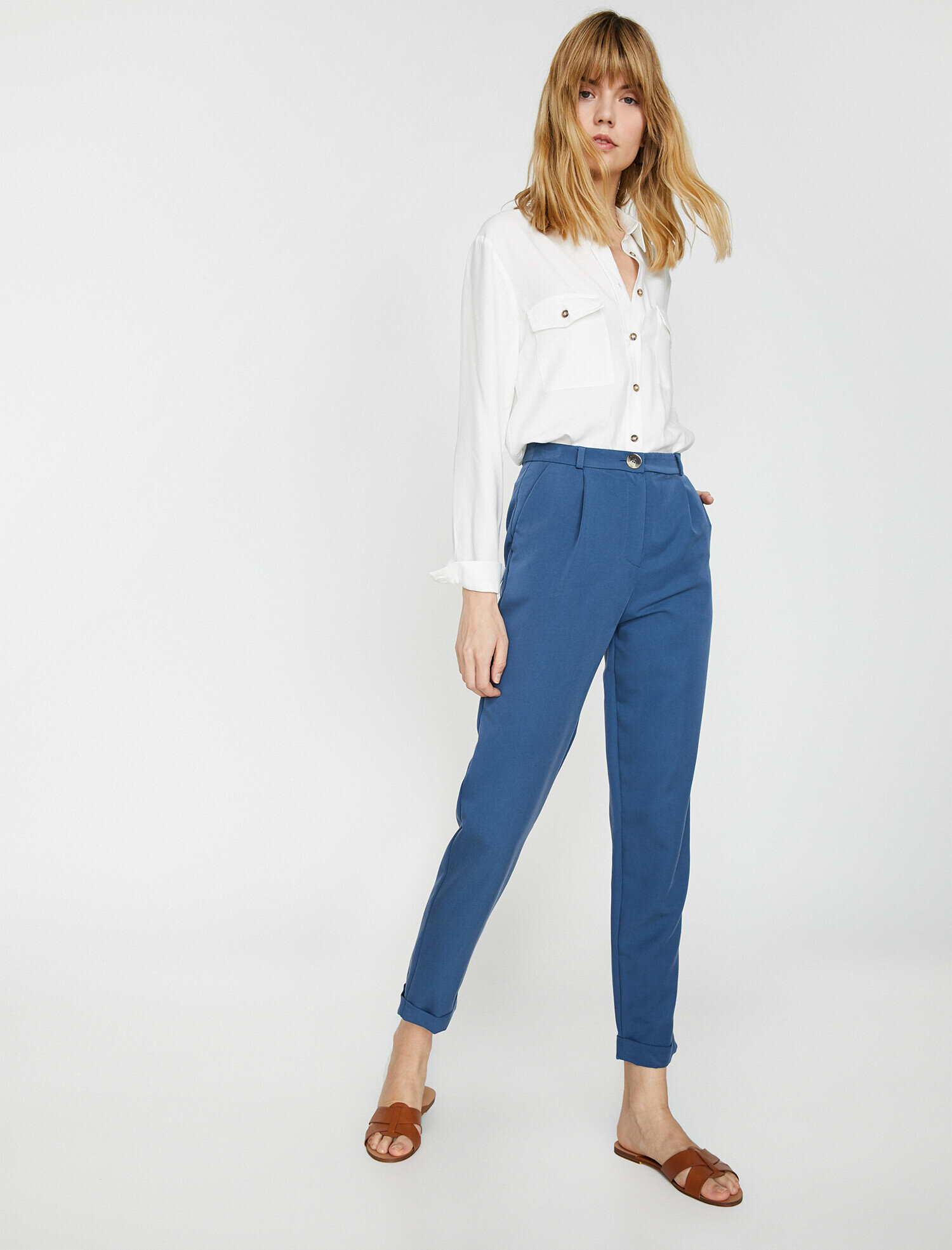   Cep Detaylı Pantolon