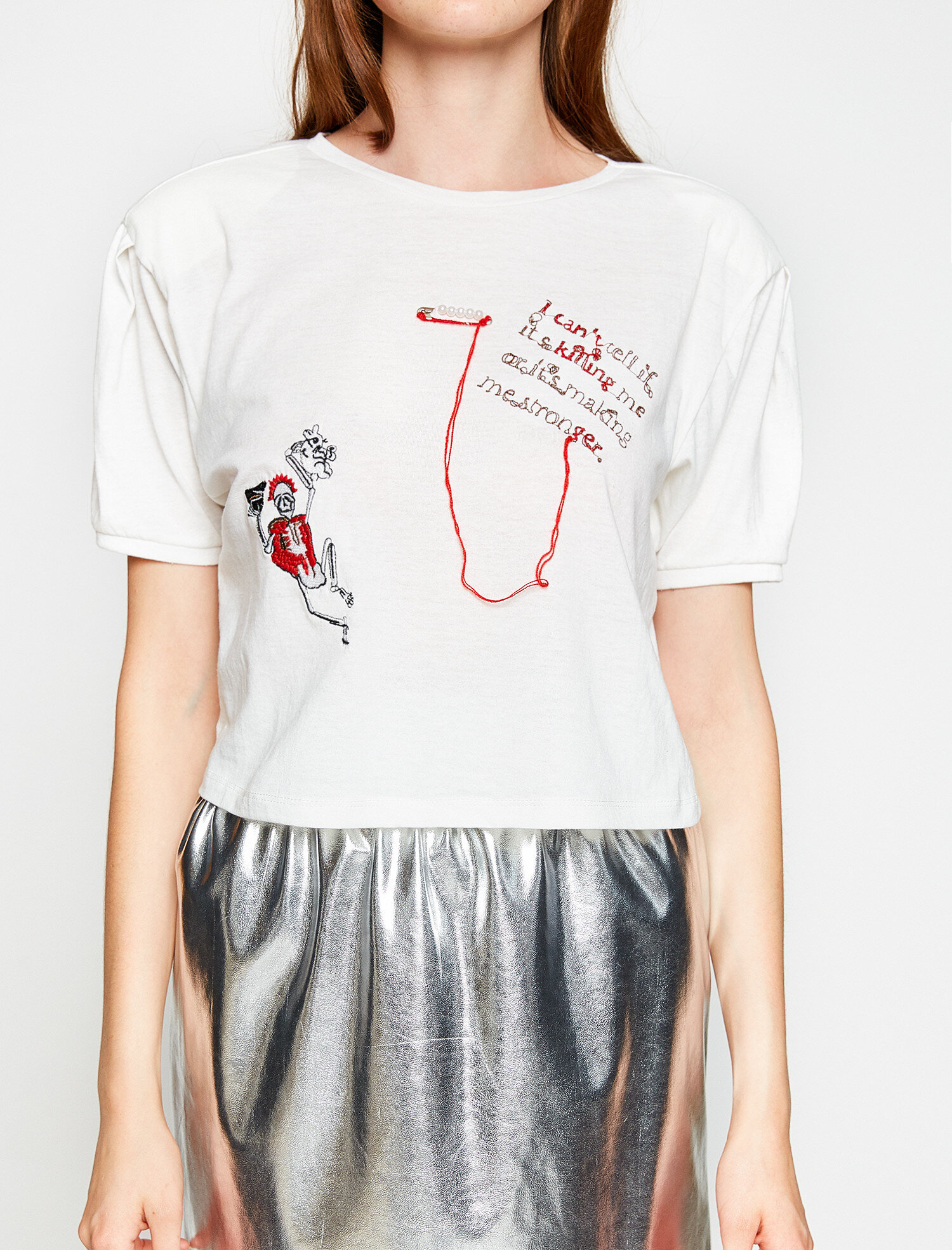   Yazılı Baskılı Tişört