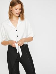 Beli Bağlamalı Gömlek