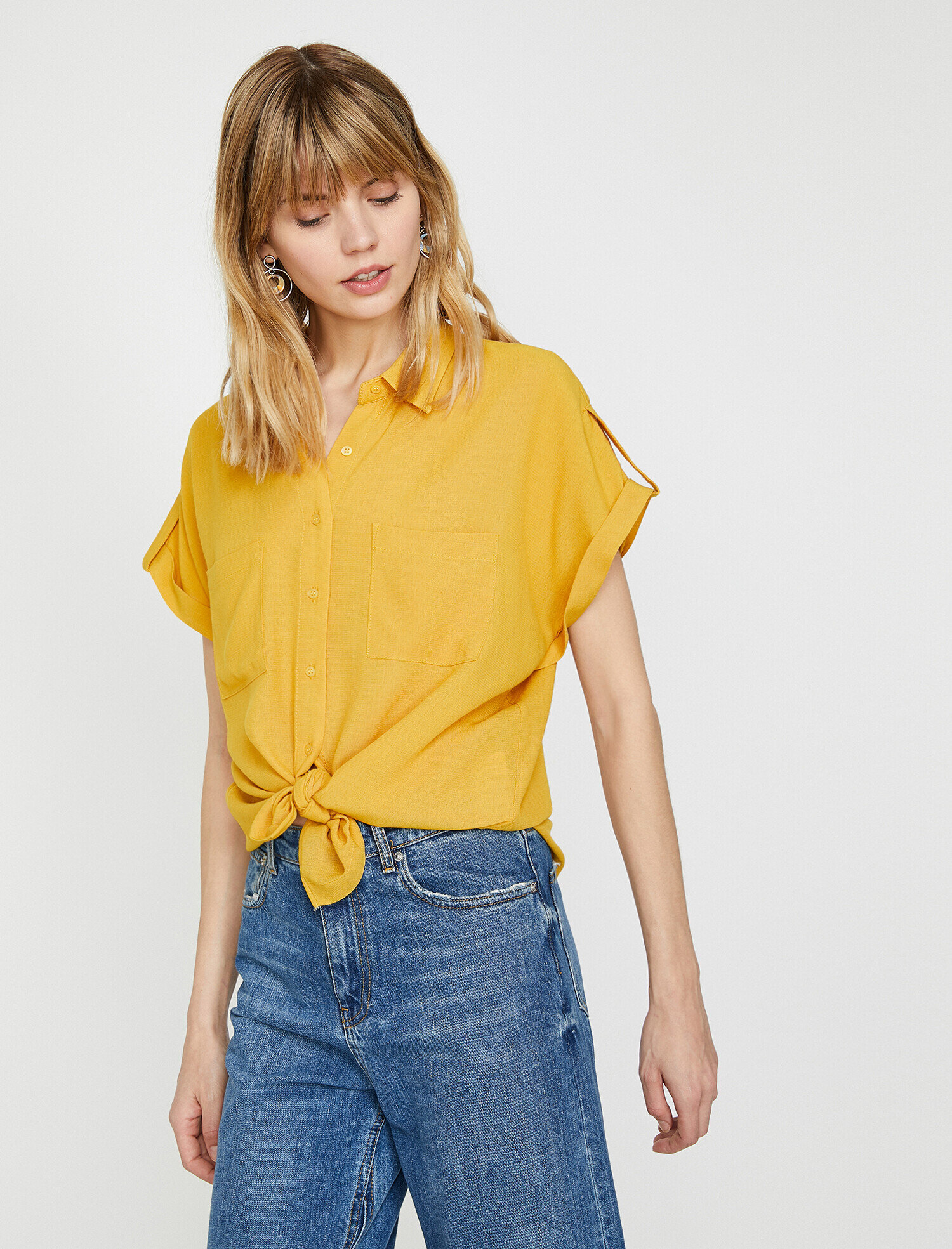   Cep Detaylı Gömlek