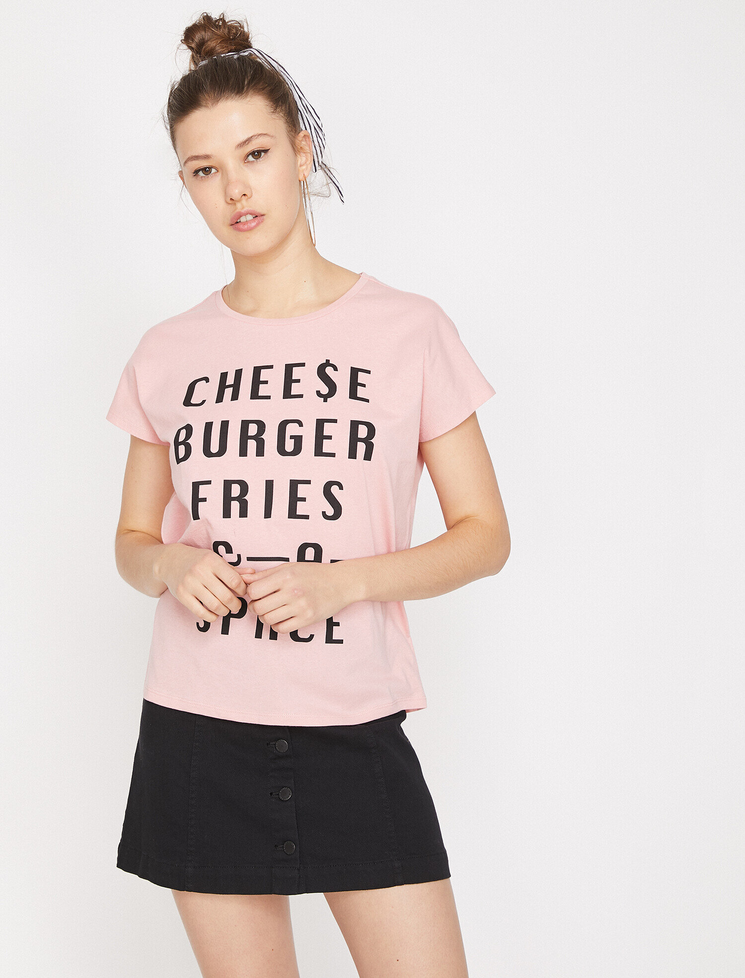   Yazılı Baskılı Tişört