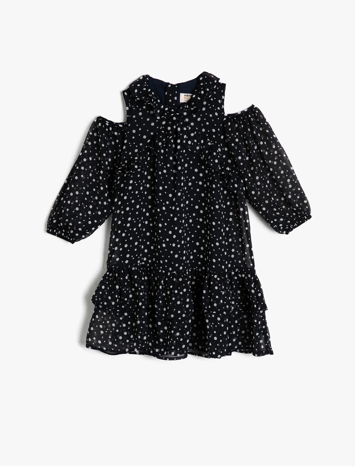 Kız Çocuk Puantiyeli Elbise