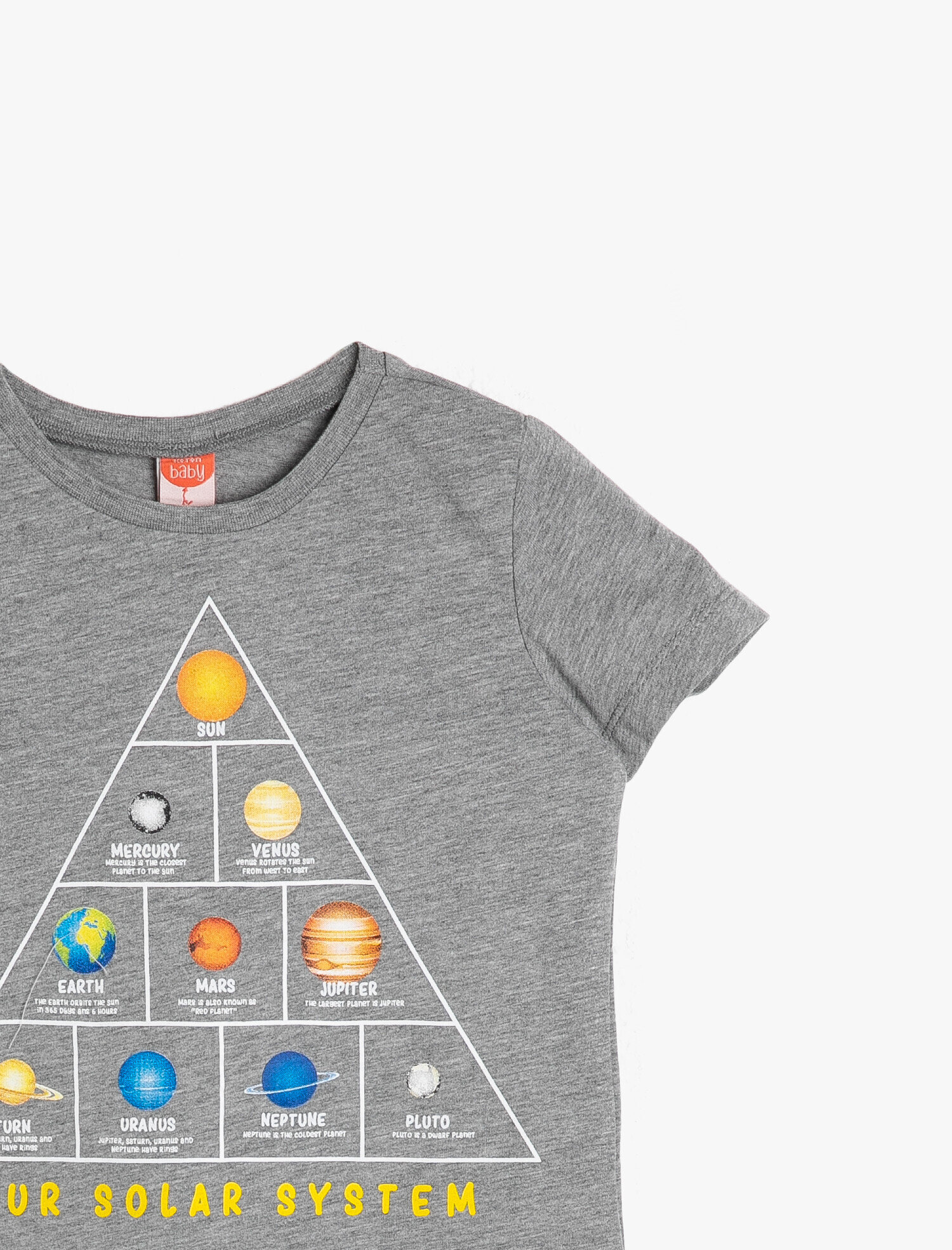  Erkek Bebek Baskılı Tişört Kısa Kollu