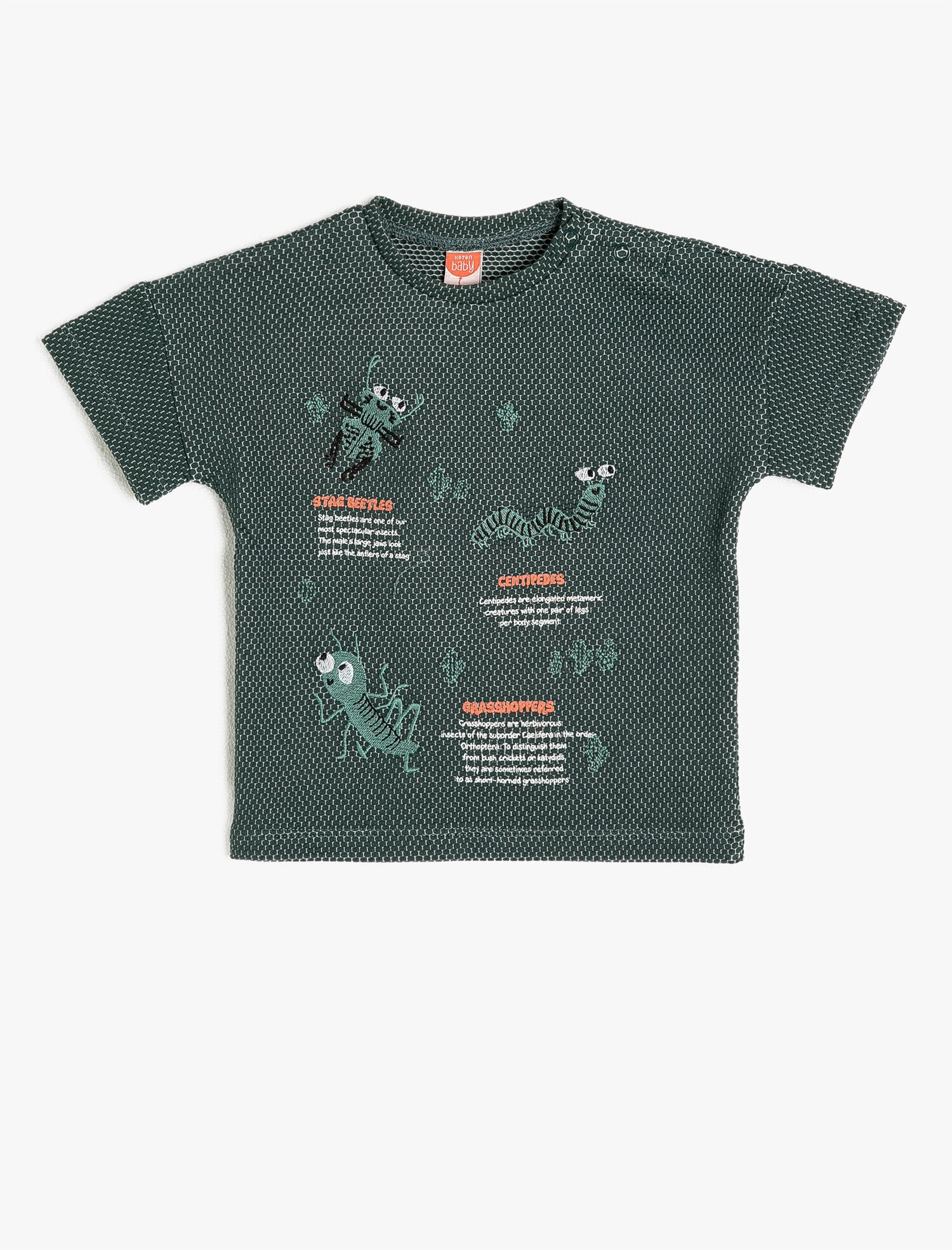  Erkek Bebek İşlemeli Tişört