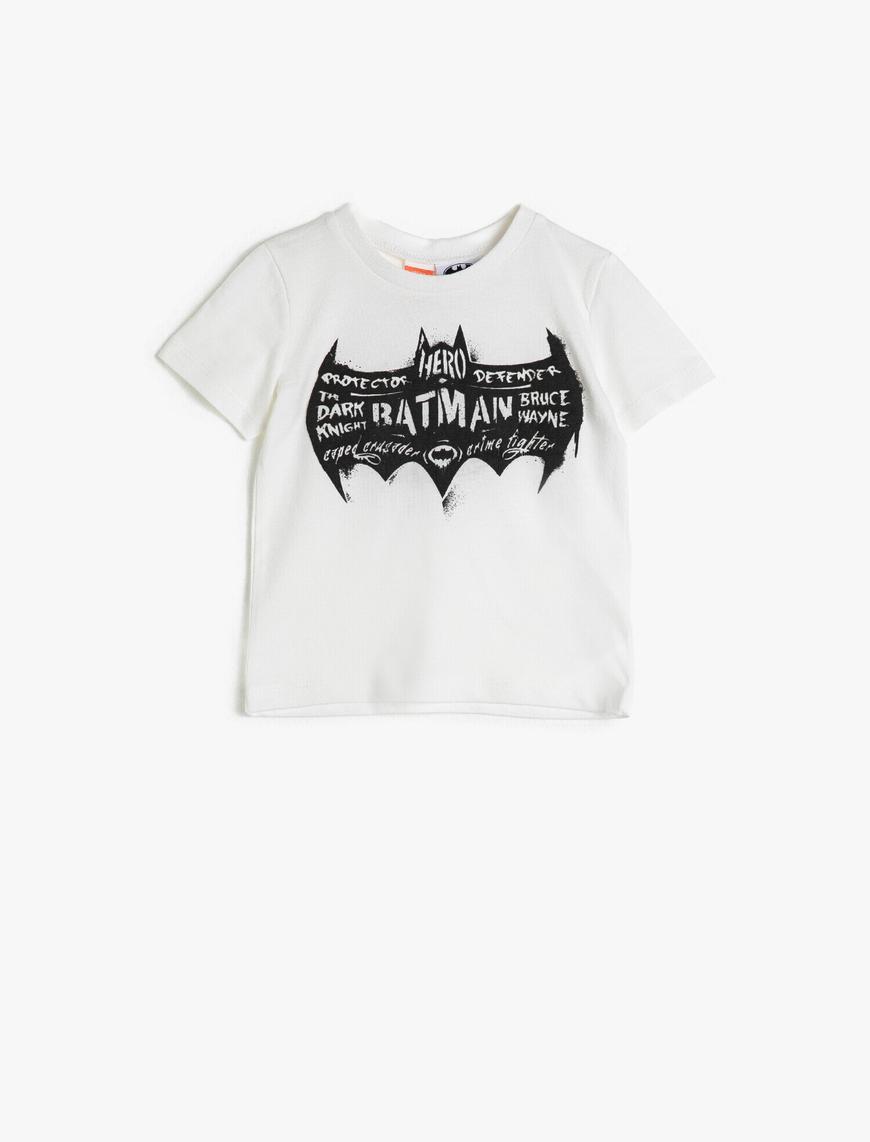  Erkek Bebek Batman Lisanslı Baskılı Tişört