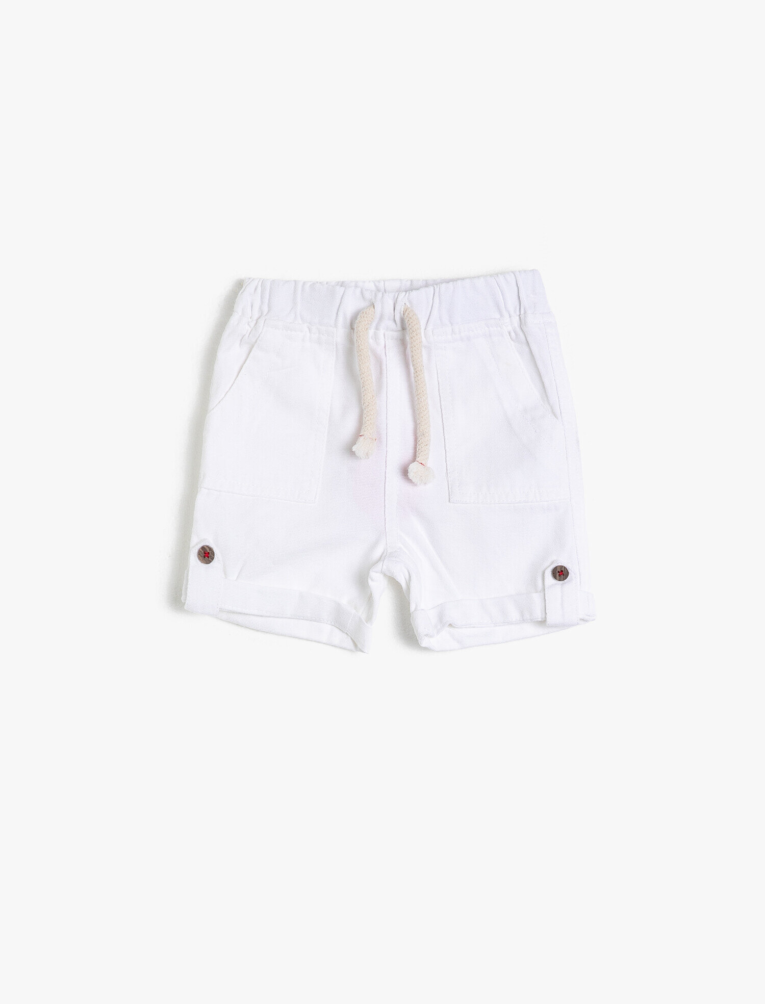  Erkek Bebek Pamuklu Cepli Şort