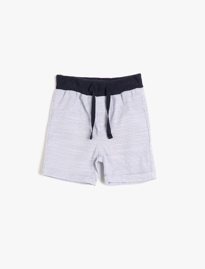 Erkek Bebek Pamuklu Skinny Şort