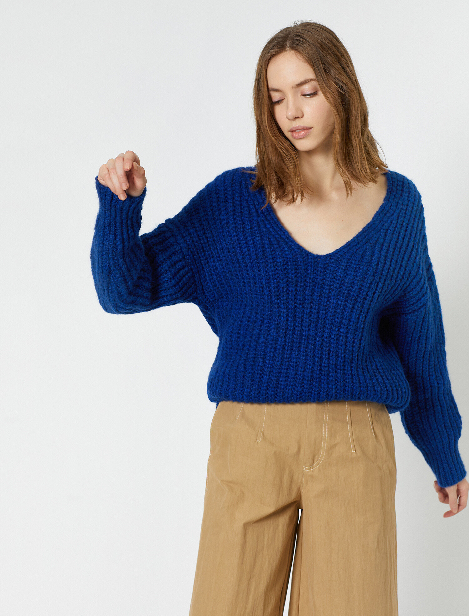   Örgülü Triko Kazak