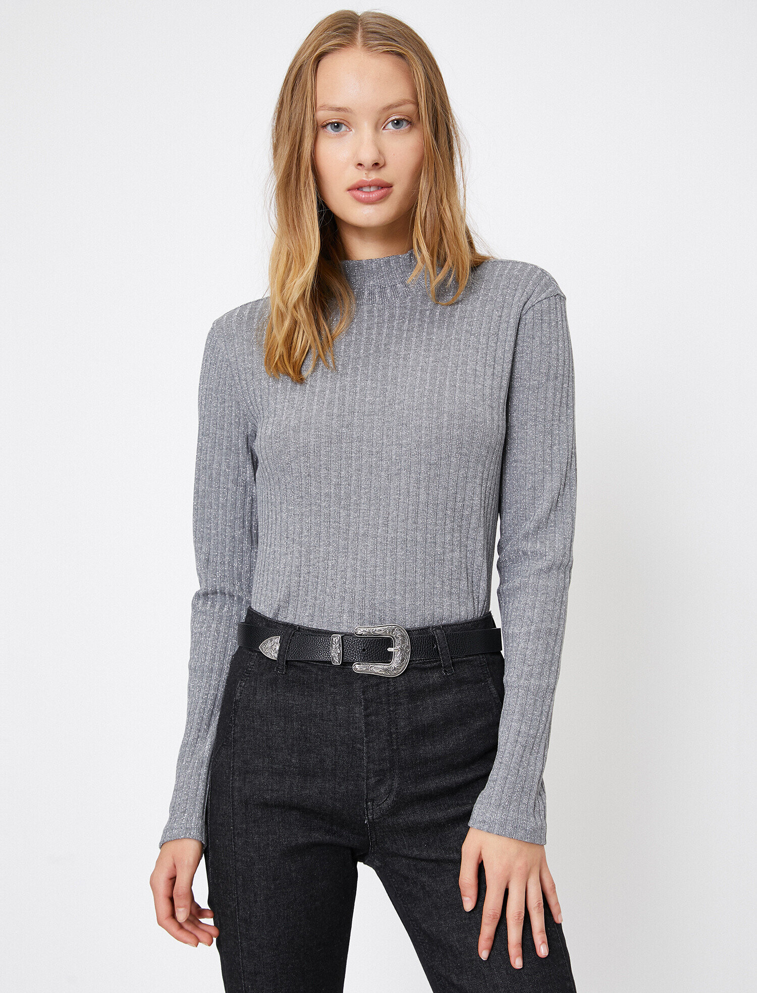   Örgülü Triko Kazak