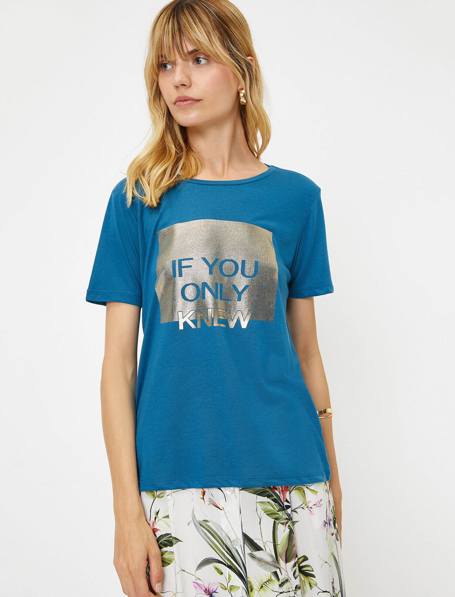   Yazılı Baskılı Tişört