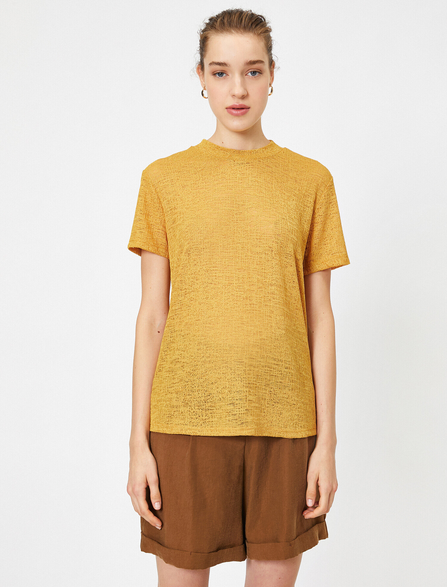   Bisiklet Yaka Tişört