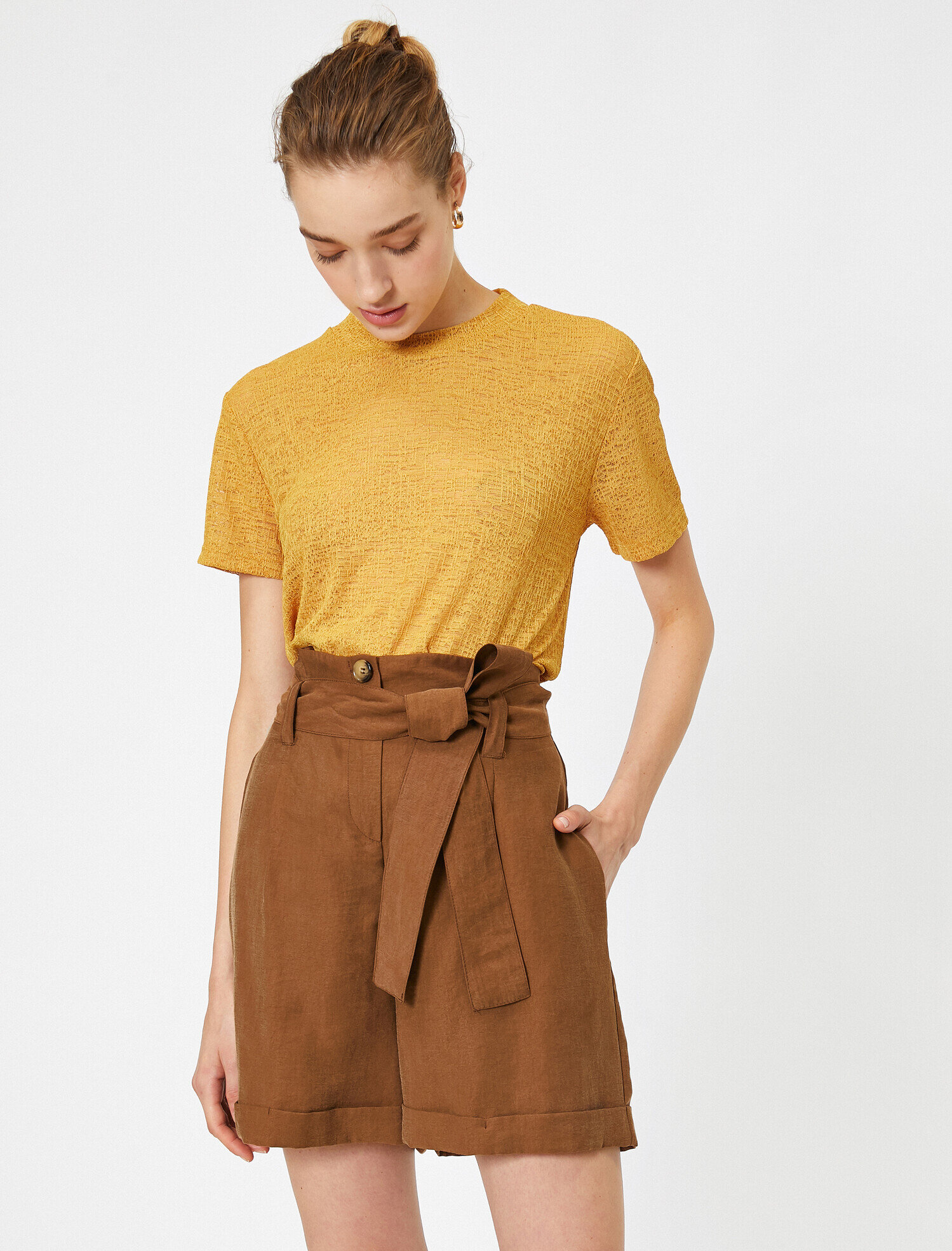   Bisiklet Yaka Tişört