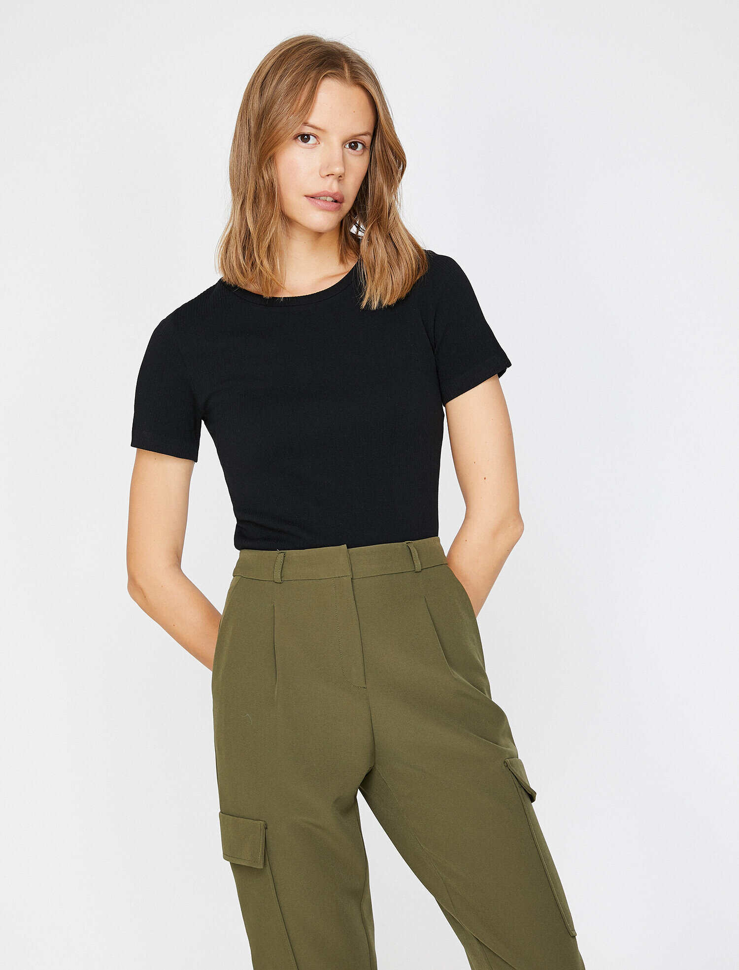   Bisiklet Yaka Tişört