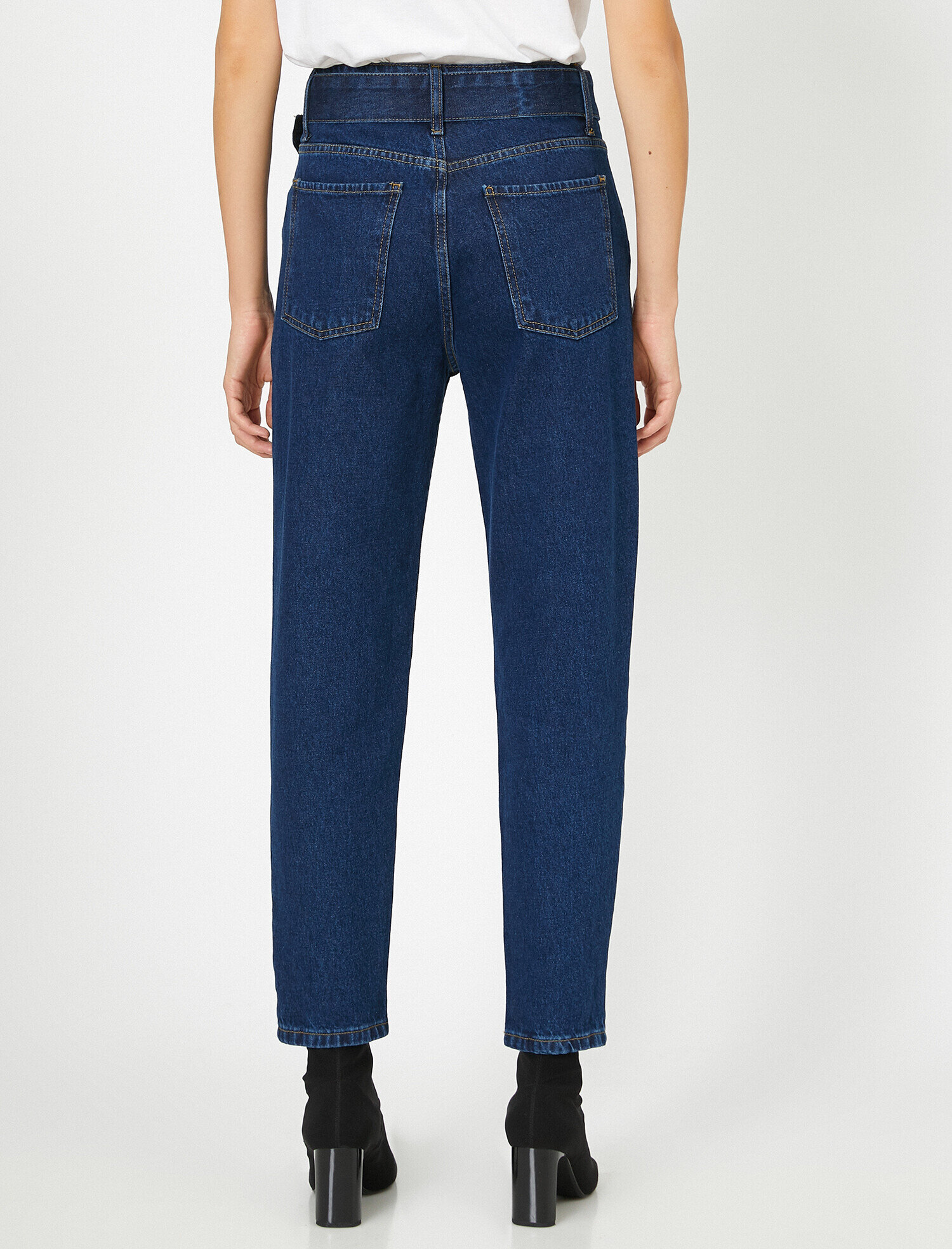 Cigarette Jean - Yüksek Bel Hafif Dar Kesim Dar Paça Pantolon