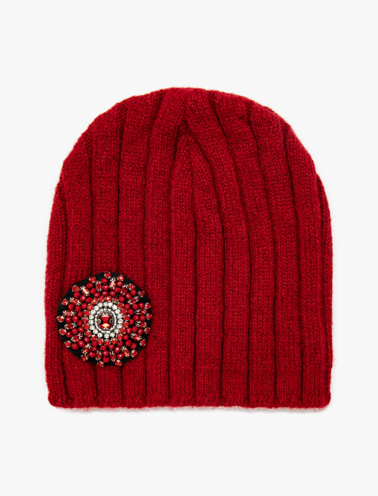  Kadın İşlemeli Örgü Bere