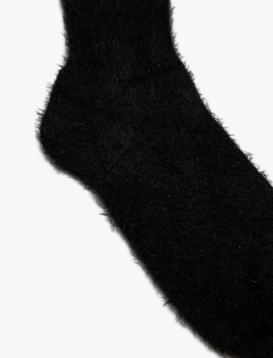  Kadın Pelüş Soket Çorap