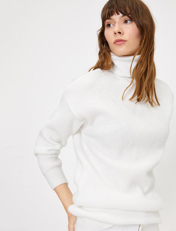  Boğazlı Triko Tunik