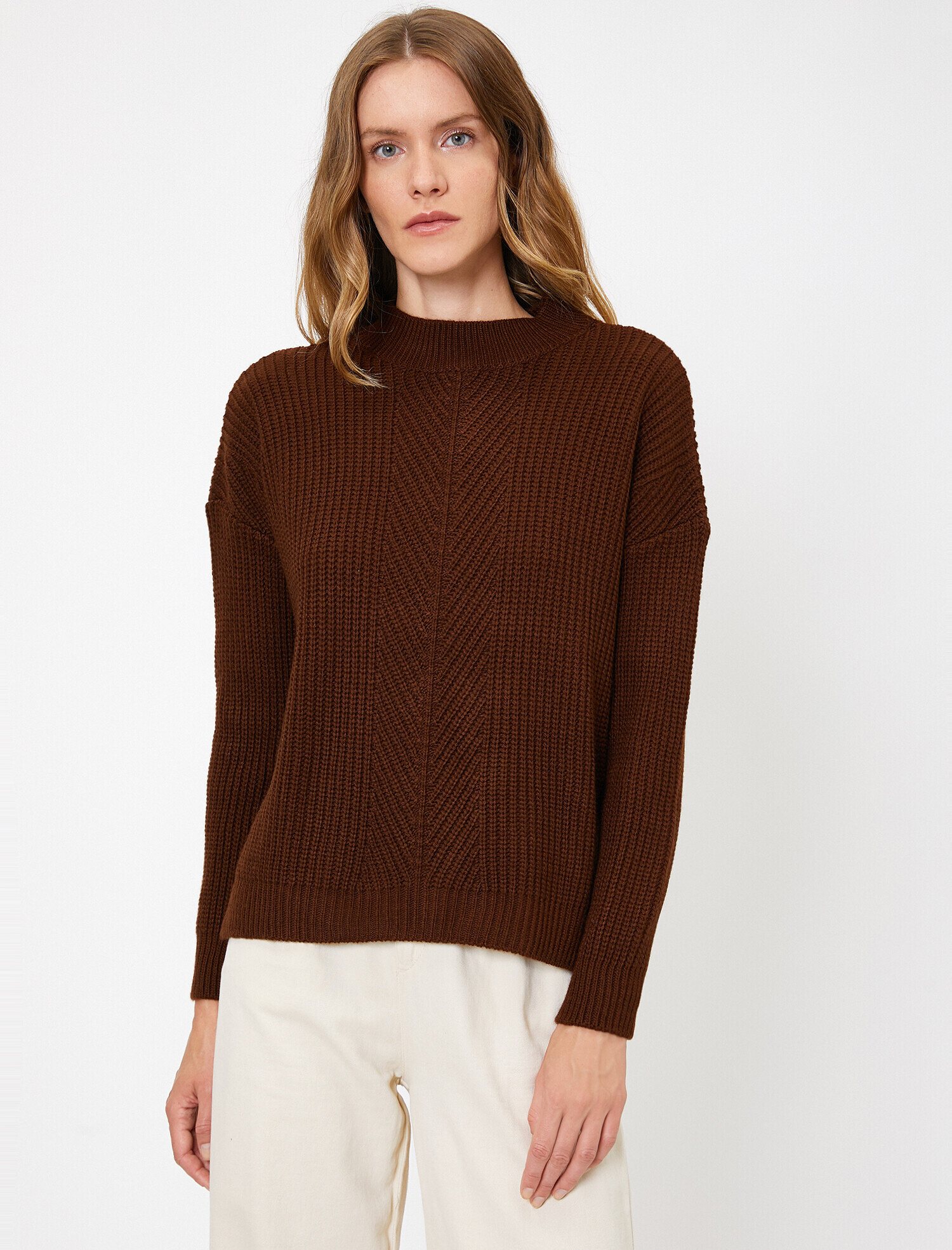   Örgülü Triko Kazak