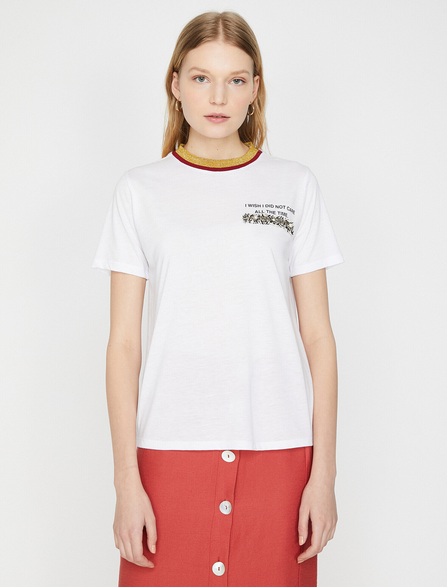   İnci Detaylı Tişört