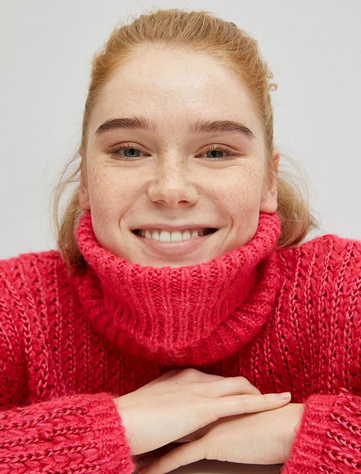  Bisiklet Yaka Triko Kazak