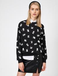 Baskılı Sweatshirt