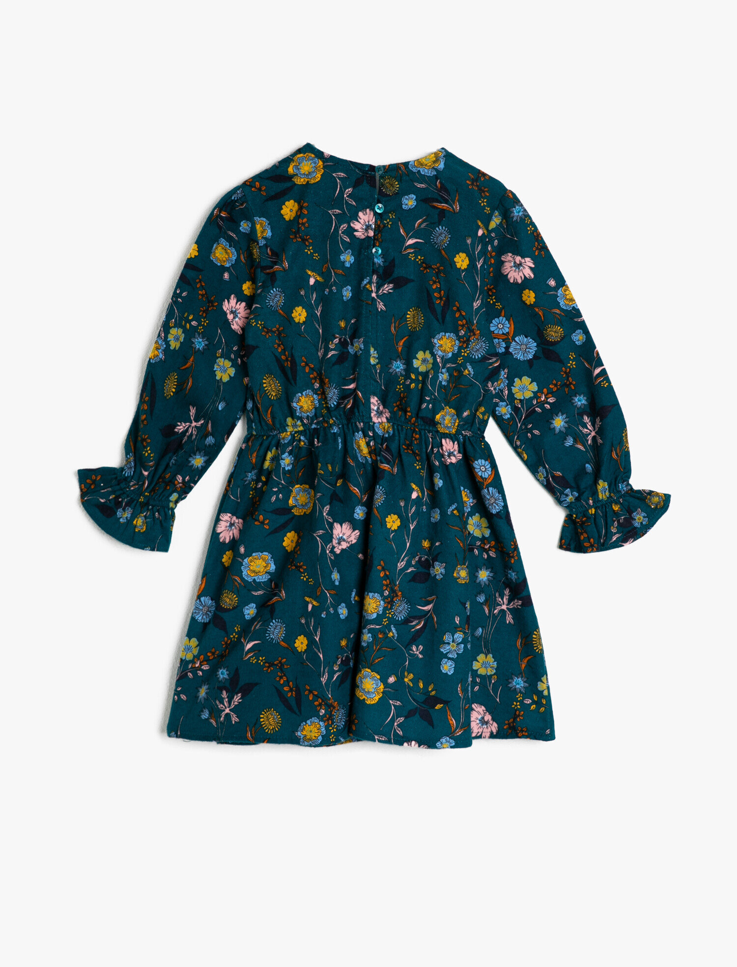  Kız Çocuk Çiçekli Elbise