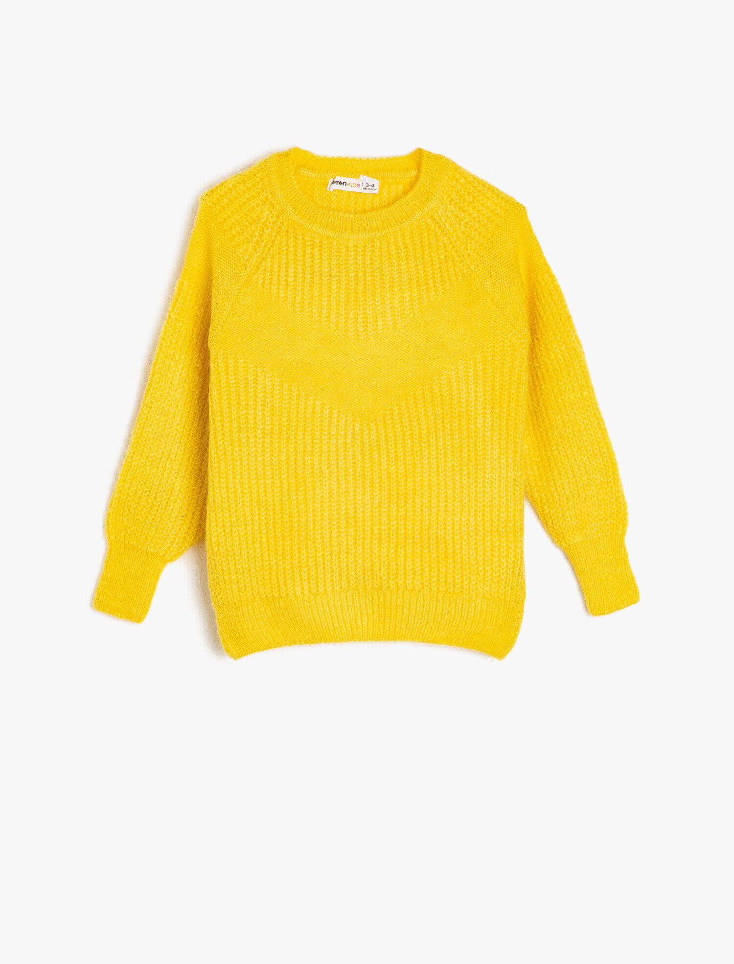  Kız Çocuk Örgülü Triko Kazak